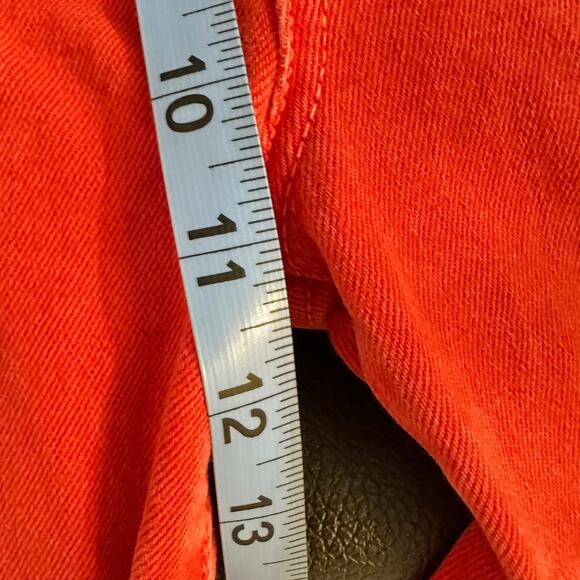 AO.LA Good High Rise Ankle Skinny Jeans Perfect Poppy Red Women 29 - Picture 8 of 9